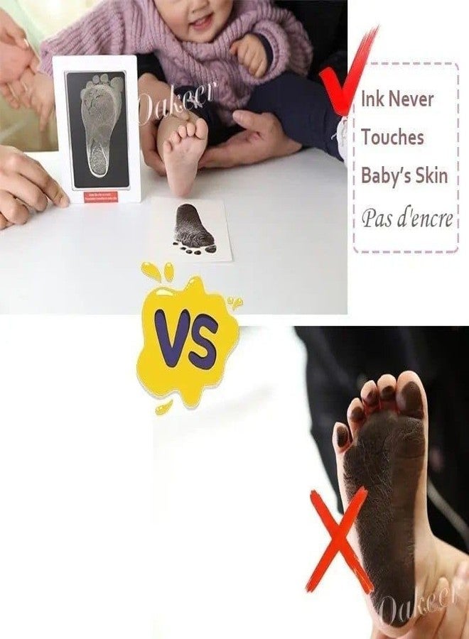 ENNCOZY Inkless Hand and Footprint Kit - Ink Pad for Baby Hand and Footprints - Dog Paw Print Kit,Dog Nose Print Kit -Baby Footprint Kit,Clean Touch Baby Foot Printing Kit,Handprint Kit - Image 4